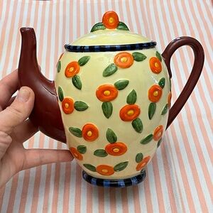 Mary Engelbreit Tea Pot Piggy Bank